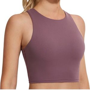 High neck work out tank